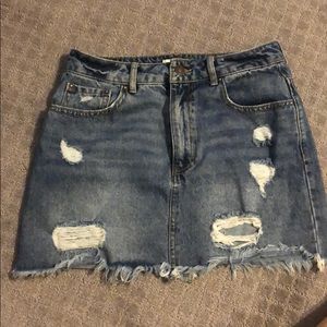 Denim skirt